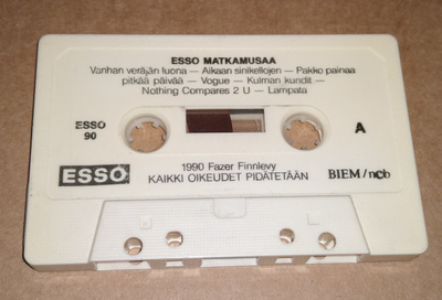 ESSO MATKAMUSAA C-KASETTI VUODELTA 1990 FAZER FINNLEVY