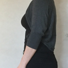 Uusi harmaa Luxestar bolero / neuletakki L/ XL - pikkukuva 4