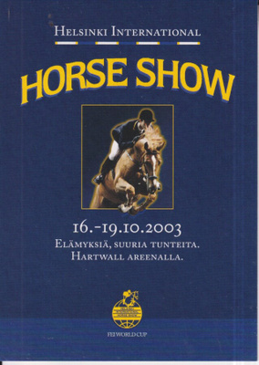 Helsinki,Horse Show 2003.  e104