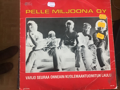 Pelle Miljoona Oy varjo seuraa onneain Maxi-single