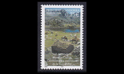 Andorra Fr 617 ** UNESCO maailmanperintökohde (2004)