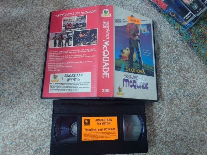 yksinäinen susi mcquade Chuck Norris vhs