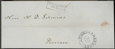 1852 kirje Porista Pärnuun