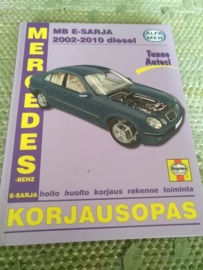 Mercedes-Benz E-sarja 2002-2010 diesel korjausopas