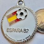 VANHA Mitali Avaimenperä Jalkapallo MM-kisat 1982 Espanja - pikkukuva 1