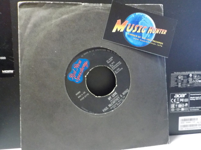 PAUL MCCARTNEY & WINGS - MY LOVE /THE MESS VG+ 7"