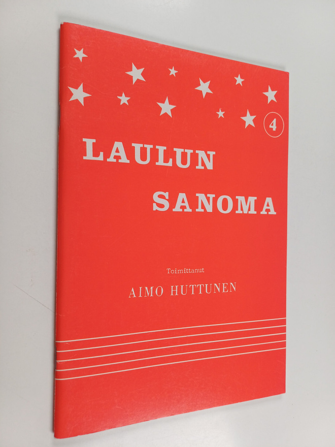 Aimo (toim.) Huttunen : Laulun sanoma 4