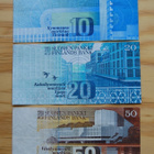 Viimeinen markkasetelisarja 10, 20, 50 mk Suomen pankki - pikkukuva 2