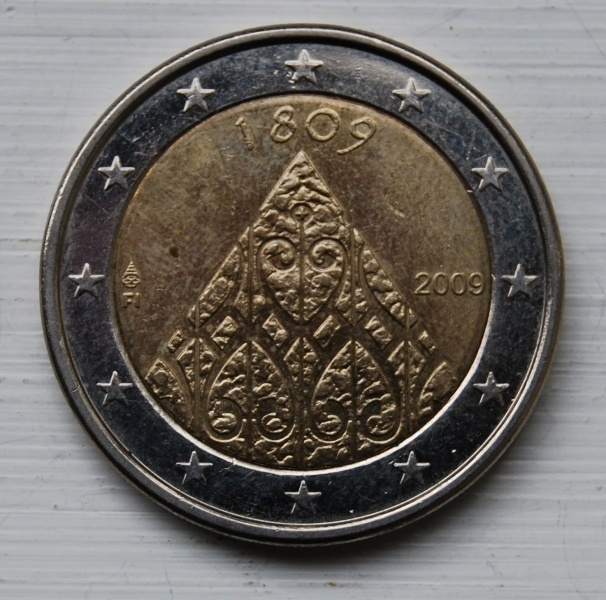 2 Euro Suomi 2009 Porvonvaltiopäivät