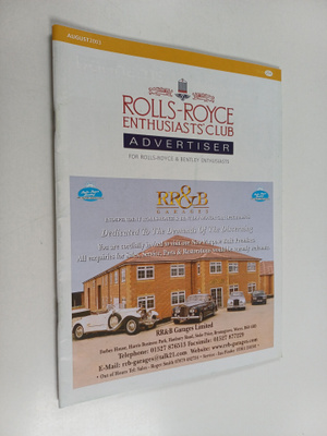 Rolls-Royce enthusiasts' club advertiser for Rolls-Royce ...