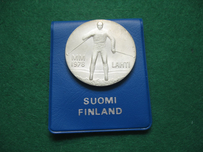25 mk hopea juhlaraha Lahden MM-hiihdot - 1978