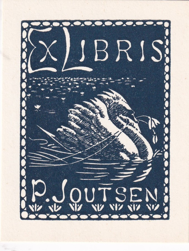 Ex Libris, P. Joutsen ,  b678