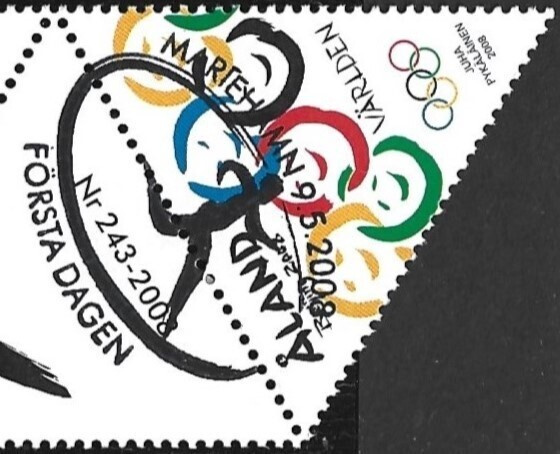 Åland 2008  Olympialaiset  välilöpari numero EPL LaPe 293