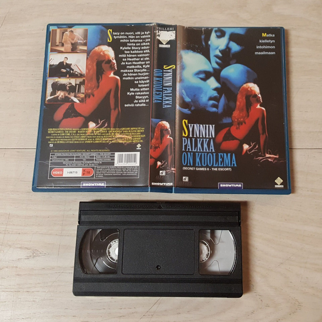 VHS: Synnin palkka on kuolema (Secret Games II - The Escort)