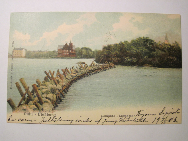 VANHA Postikortti Oulu HUIPPUKUNTO 1903