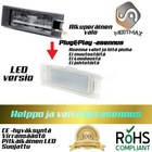 Fiat LED rekisterikilven valot — kirkkaan valkoi - pikkukuva 1