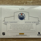 2013-14 Dominion Rookie Showcase Memorabilia Yakupov Schultz - pikkukuva 2
