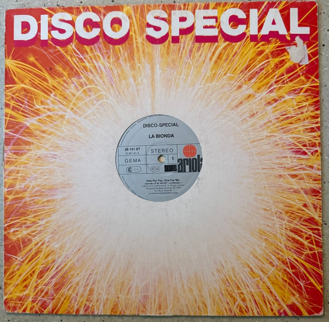 [12''] LA BIONDA: ONE FOR YOU, ONE FOR ME
