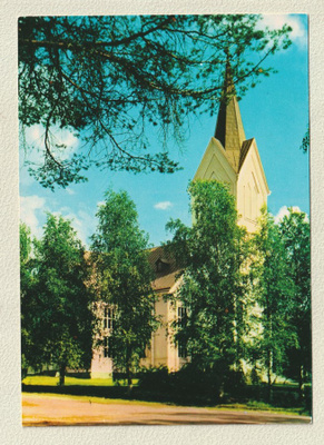 Postikortti: Valtimon kirkko