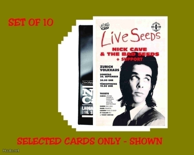 NICK CAVE-- postikorttisetti  (Upea Lahja !!) #1