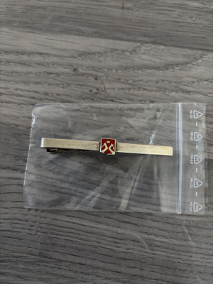 Hopeinen Karjala solmioneula / solmiopidike