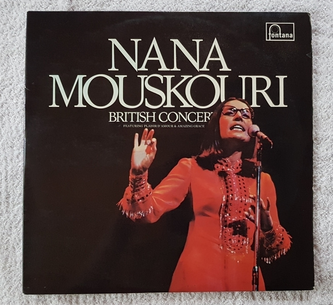 Nana Mouskouri – British Concert 2XLP Rare painos