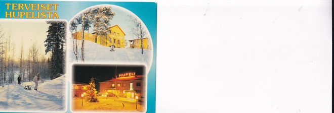 Levälahti, Lomakeskus Hupeli,  sommitelmakortti  b686