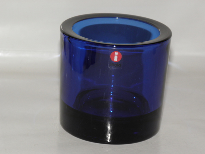 Iittala Marimekko KIVI tuikku ultramariininsininen, 80 mm