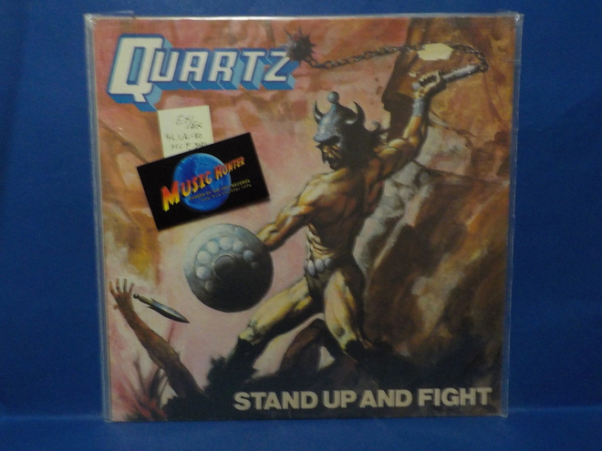 QUARTZ - STAND UP AND FIGHT EX/EX 1ST UK -80 LP