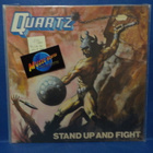 QUARTZ - STAND UP AND FIGHT EX/EX 1ST UK -80 LP - pikkukuva 1