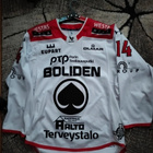 Ässät #14 Sebok game worn pelipaita - pikkukuva 1