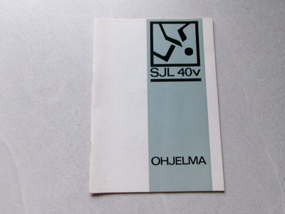 Maajoukkue käsiohjelma 1968  - SJL 40v