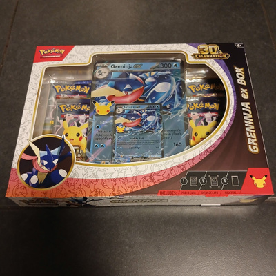 Pokemon 30th Celebrarion greninja ex box