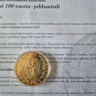 Suomen Moneta Suomi 100 vuotta -juhlamitali - pikkukuva 1