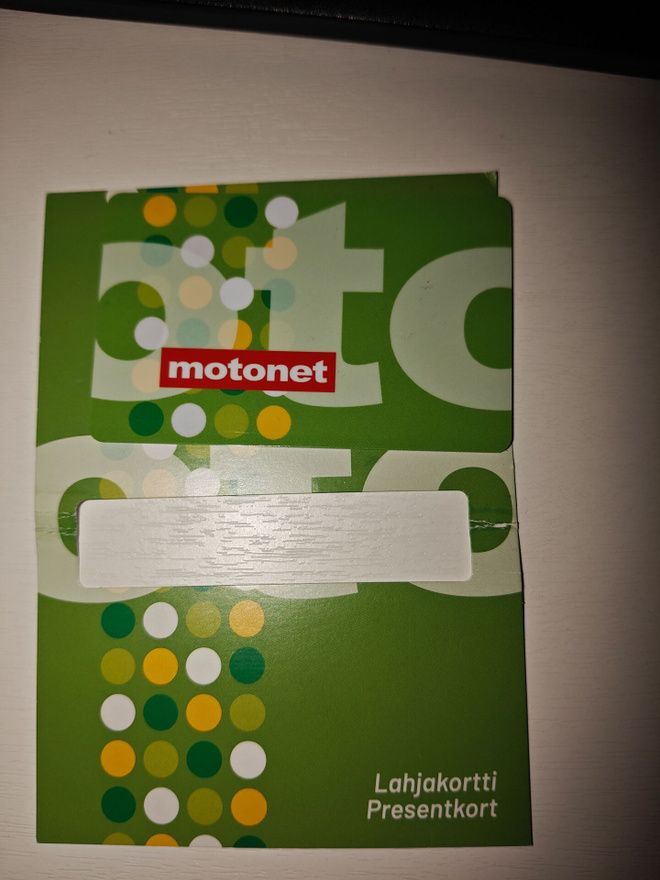 Motonet Lahjakortti 200€