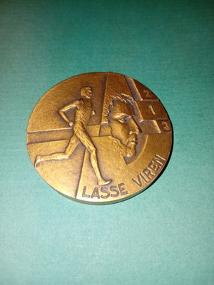 Muistomitali Lasse Viren kultamitalit 1972 ja 1976
