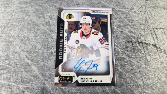 Henri Jokiharju 2018-19 OPC Platinum Auto