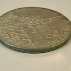 Hopeakolikko—50 markkaa 1835-1985 Kalevala juhlaraha - pikkukuva 3