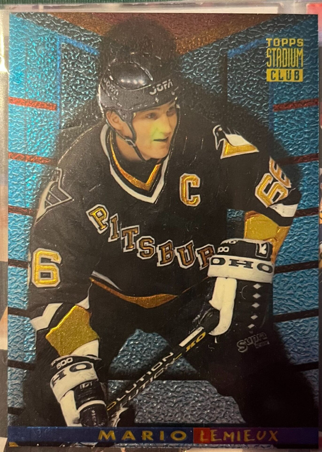 Mario Lemieux Stadium Club94 Finest Inserts #1