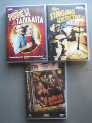 PENNEJÄ TAIVAASTA ja LAULAVA SALAPOLIISI ( Dennis Potter )