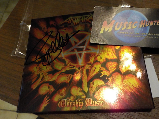 ANTHRAX - WORSHIP MUSIC DIGIPAK CD KOLMELLA NIMMARILLA