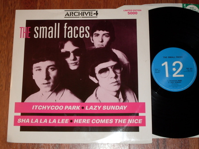 SMALL FACES - 12" MAXI SINGLE - LP 1986 rock EX/EX