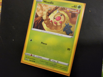 Weedle #1 Pokemon Chilling Reign card