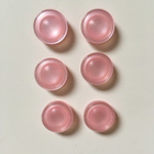 Helmiäishohtoinen KANTA NAPPI rosa, Ø 15mm 6kpl. - pikkukuva 1