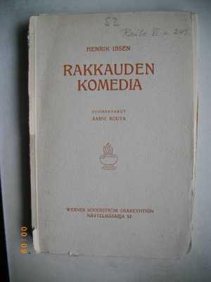 Henrik Ibsen: Rakkauden komedia