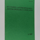 Suomen antropologi 2/1981 - pikkukuva 1