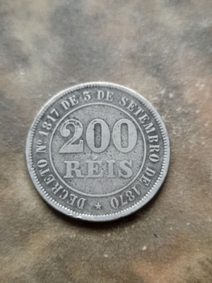 Brasilia 200 Reis 1878
