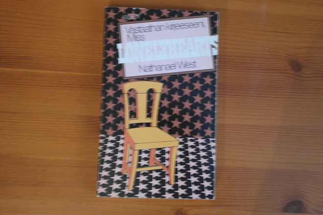 Nathanael West:Vastaathan kirjeeseeni,Miss Lonelyhearts.Nid.