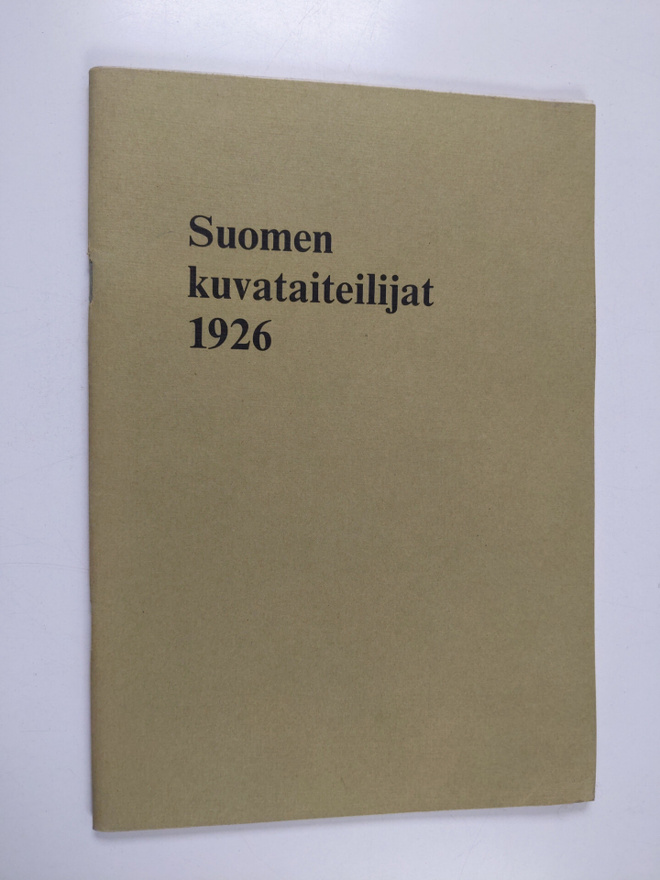 Ernst Nordström : Suomen kuvataiteilijat 1926