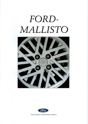 Ford mallisto -esite, 1988